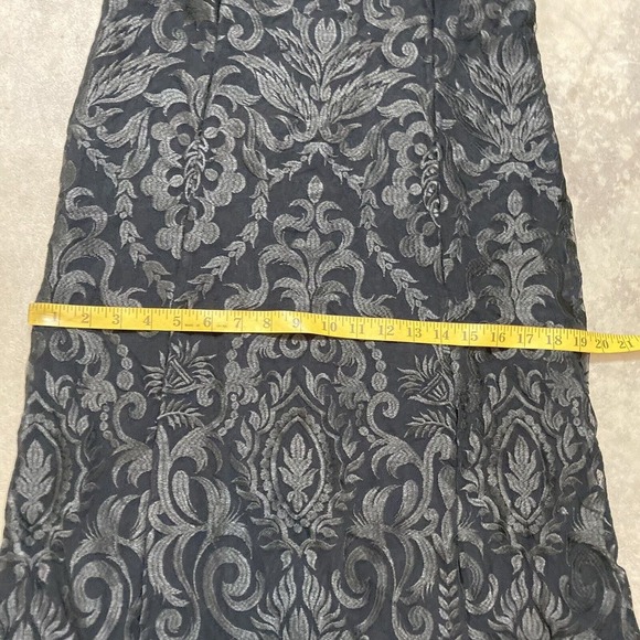 Save The‎ Queen Dress Womens Sz Medium Black Halter Trumpet Train Evening Open - Picture 5 of 16